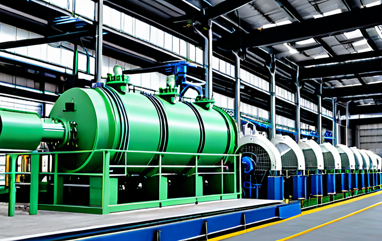Green Steel Production**
"A modern steel plant utilizing green hydrogen, showcasing advanced electrolysis equipment and a clean, efficient production line. Fully clothed engineers are monitoring the process. Background: a wind farm providing renewable energy. Focus on innovation and sustainability. Safe for work, appropriate content, fully clothed, professional, perfect anatomy, natural proportions, high resolution, realistic rendering."
**